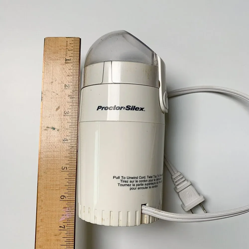 Proctor Silex Electric Coffee Bean Spice Grinder Mill Stainless Steel Blades
